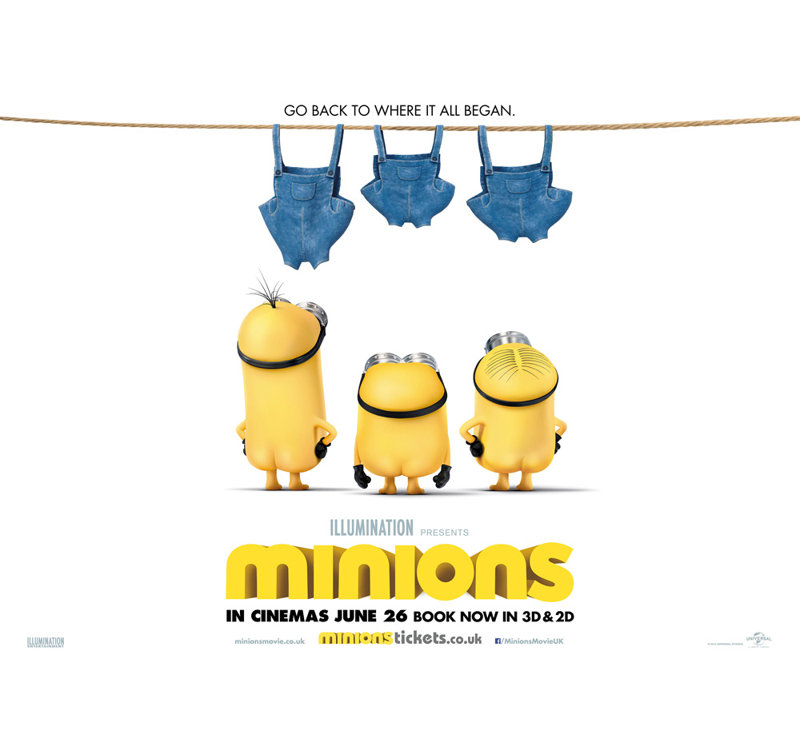Minions, 14" H x 18" W