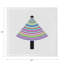 Christmas Tree Brights Hemstitch 22" Linen/Cotton Napkin