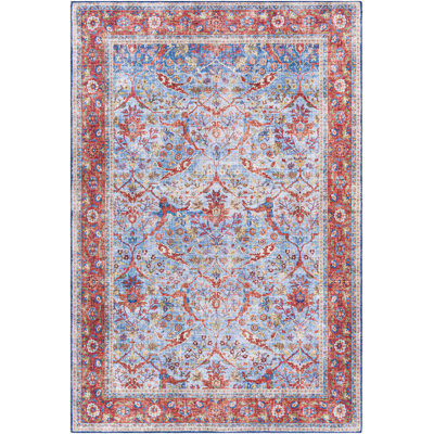 Tapis de style oriental rouge