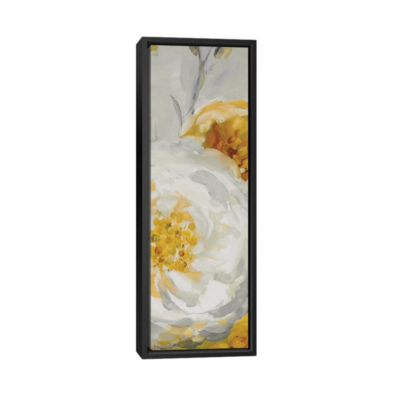 «Sunshine XV» par Lisa Audit - impression sur toile tendue, H 36 po x l 12 po x P 1,5 po, Toile avec cadre noir