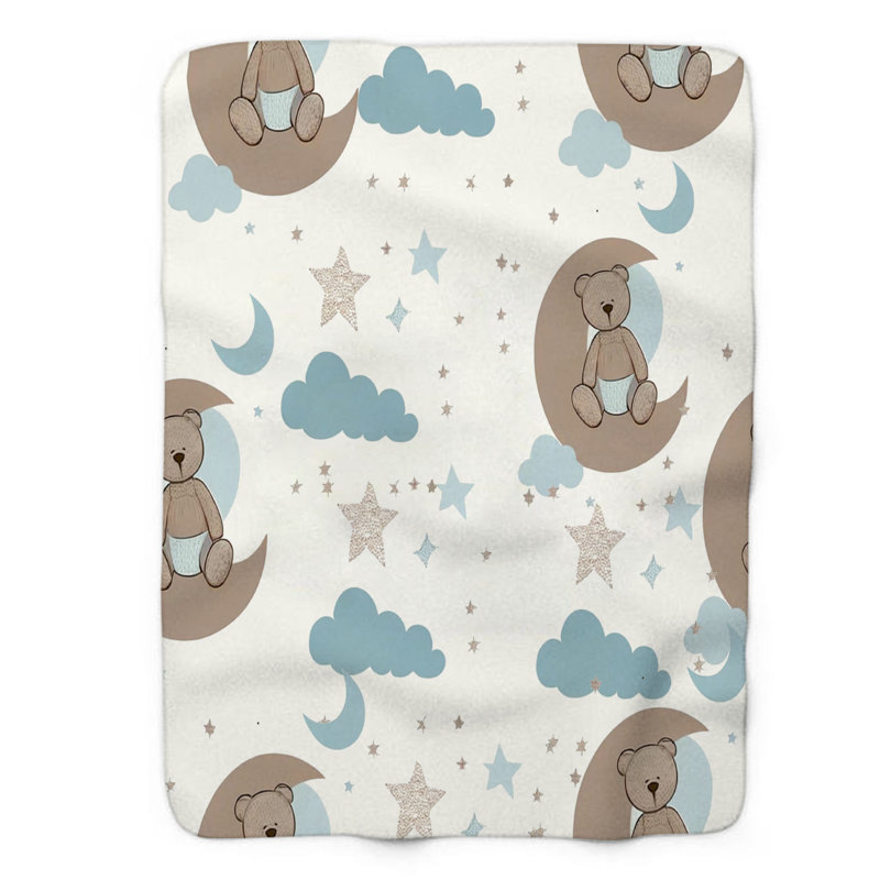 Infant Bear - 1 pièce Sherpa Premium, Grand lit