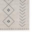 Phoebe Machine WashableGeometric Area Rug in Cream/Dark Slate-734777037