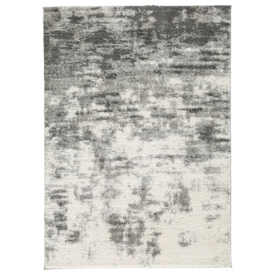 Georgine Handwoven Cream/Gray Area Rug