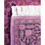 Overdyed Hand-Knotted Wool Modern-Contemporary Purple Runner 2' 6" x 12' 5"