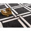 Tapis noir / beige à motif géométrique Soliana-40280729