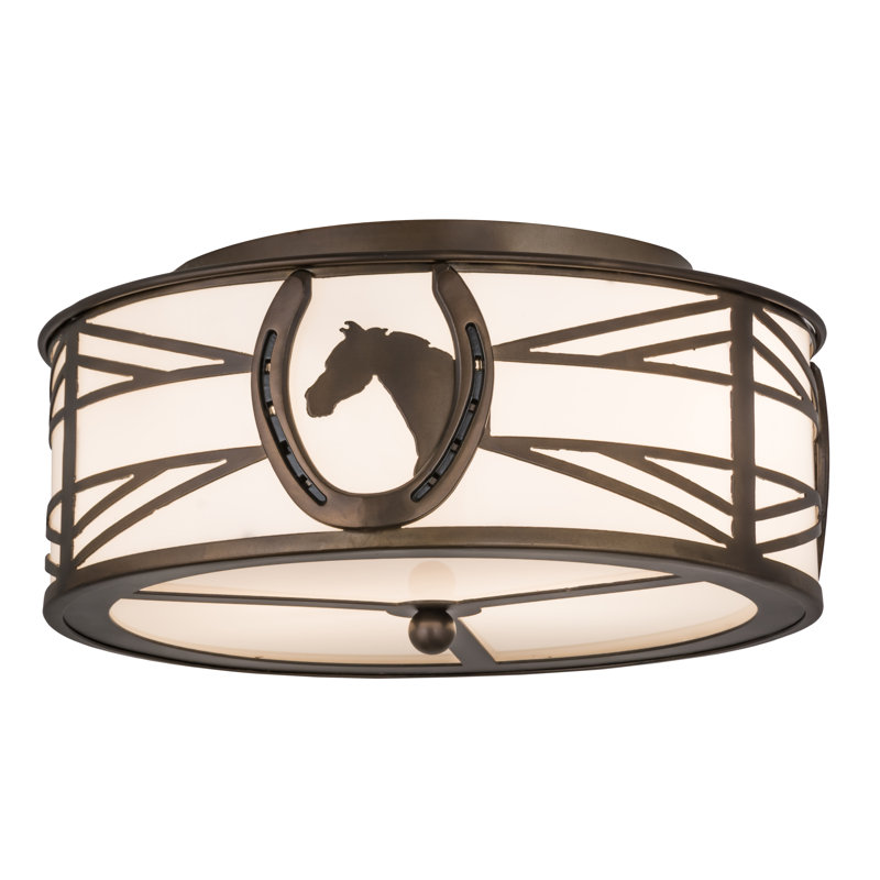 Rustic Lodge 2 - Light Flush Mount