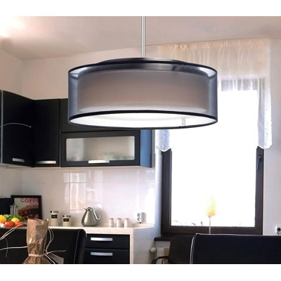 Luminaire suspendu cylindrique à 3 lumières Jessalyn