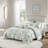 5 Pieces  Comforter Set with Decorative Pillows