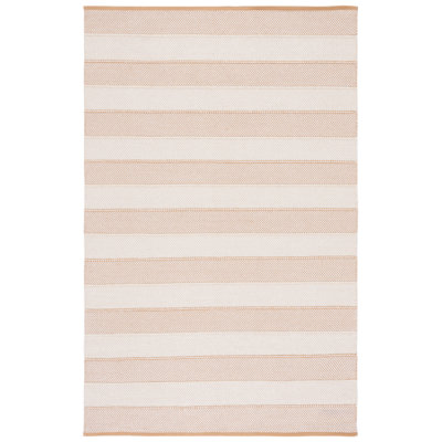 Striped Kilim Flat Weave Cotton Striped Rug