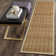 Tapis tissé à plat à la main à motif Lu Lu naturel