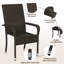Stackable Outdoor Patio Dining Armchair-257214569
