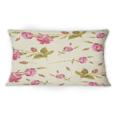 Floral Throw Pillow