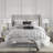 Elegant 7-piece Bedding Sets, Polyester Tufted Design For Home