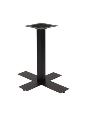 Base de table de salle à manger d'extérieur en fonte à 4 branches 24 po x 30 po, 28,5 lb