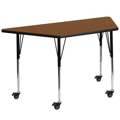 Table d'activité en stratifié Goddard Mobile HP - Pieds réglables