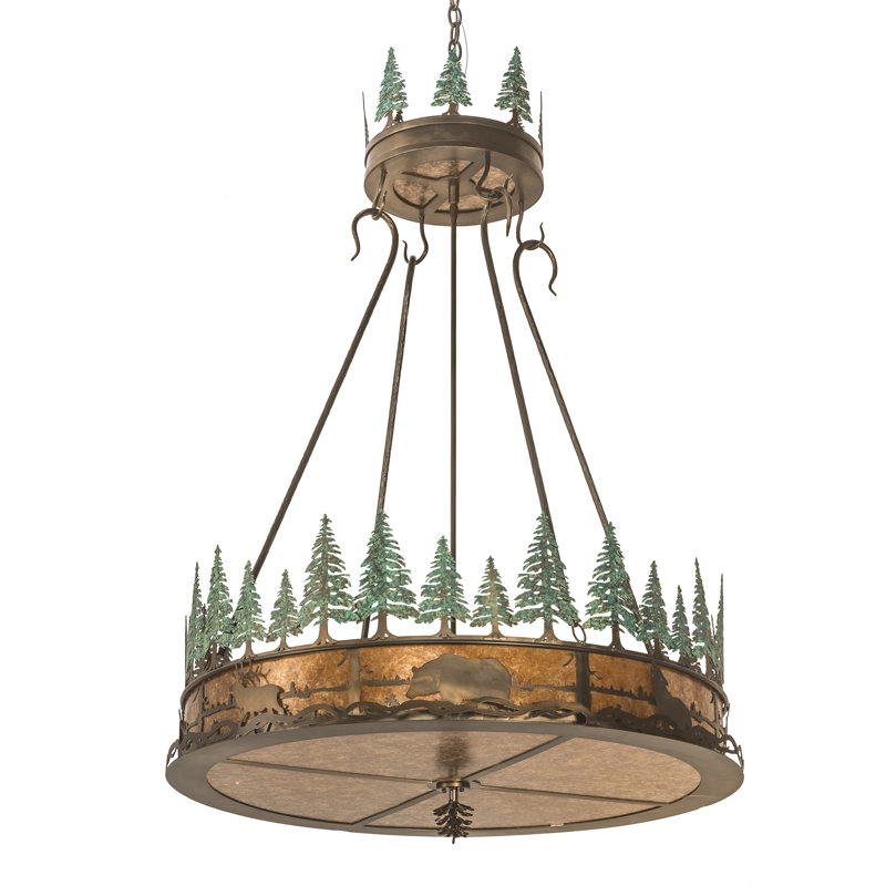 Northwich 4 - Light Dimmable Drum Chandelier