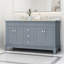 Meuble-lavabo 60 po seulement, 4 portes, 3 tiroirs-711118347