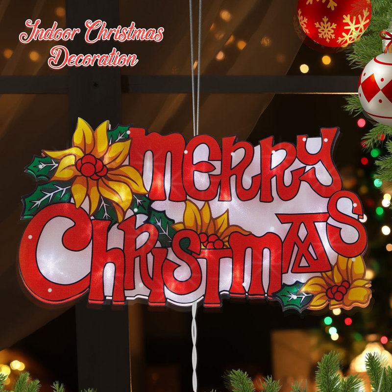 LED Lighted Window Décor