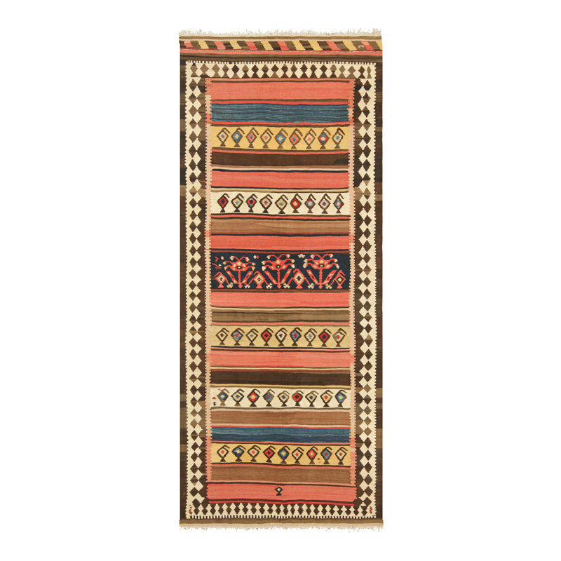 One-of-a-Kind 8'0" X 10'0" 1950s Wool Area Rug