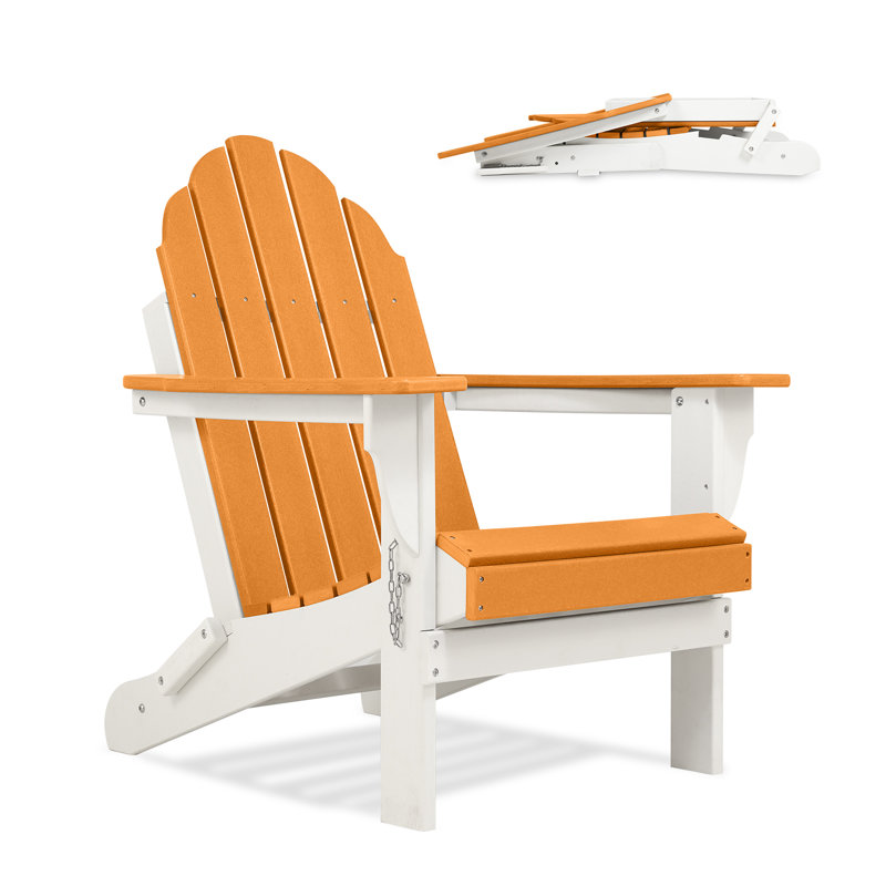 Outdoor Adirondack Chair, Orange