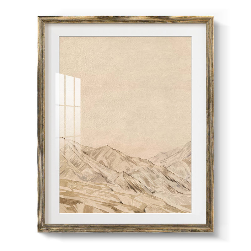«Lost Memory II», reproduction encadrée, Blanc, Papier avec cadre noyer