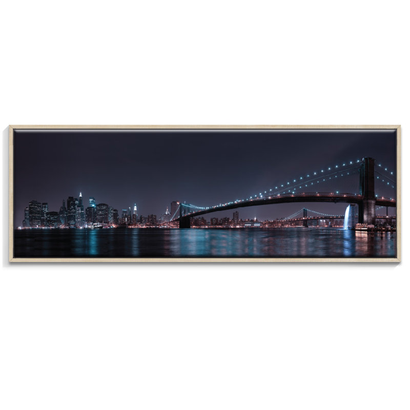 Print on Canvas, 32.5cm H x 103.5cm W, Floater Frame