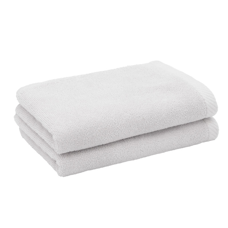 Midweight Fingertip Towel, Silver