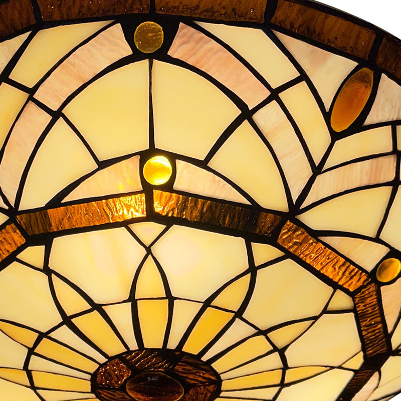 Kensie Glass Flush Mount