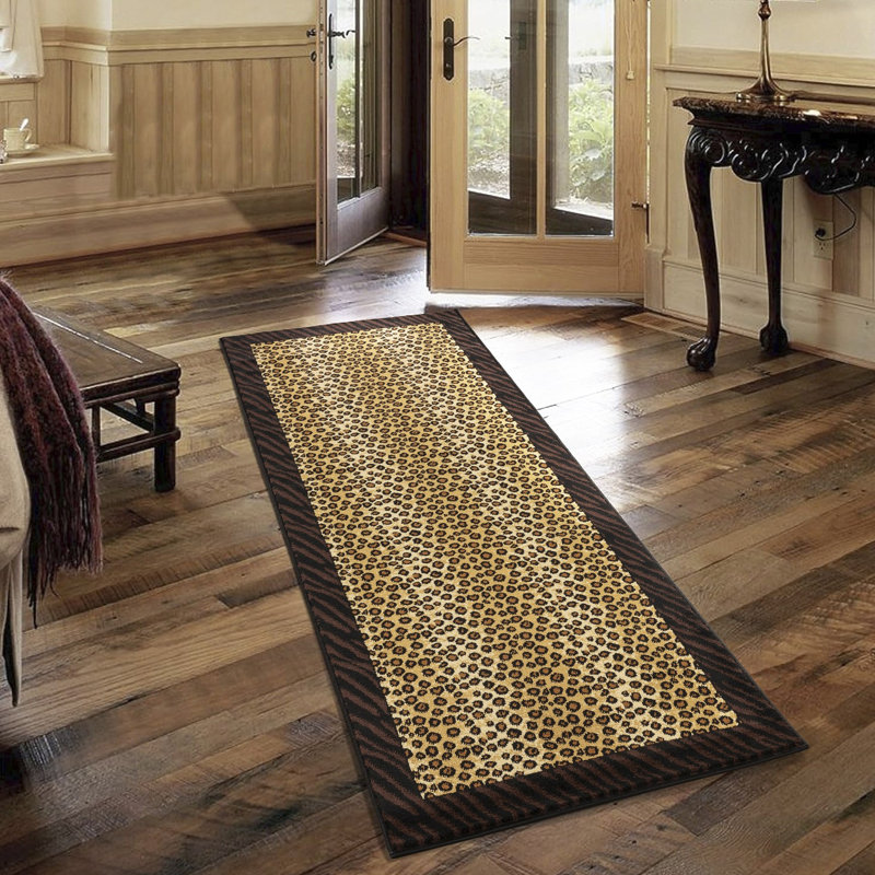 Tribes Multi Animal Print Area Rug, Runner 2'7" x 7'3"