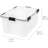 IRIS USA 137058722EEA474D9D1A85F5D32018A1 62.8 Quart Weathertight Plastic Storage Box, Clear (4 Pack)