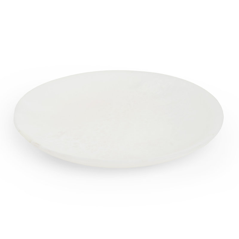 Isanti Resin Large Plate White