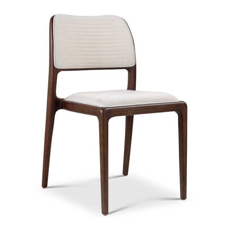 Chloe Upholstered Dining Chair, Nogal