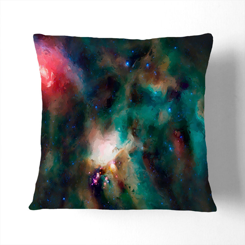 Universe Vol.22 Cushion with Filling, Black, 55cm H x 55cm W x 20cm D