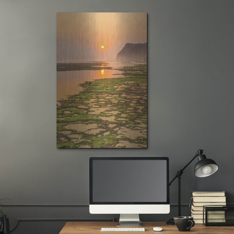 «Bali Sunset» par Mark A Paulda, art mural en métal, H 36 po x l 24 po