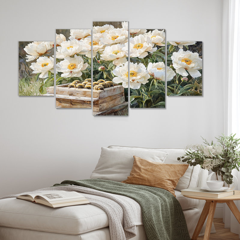 Pivoines près des ruches I - Art - Art for Living Room Diamond