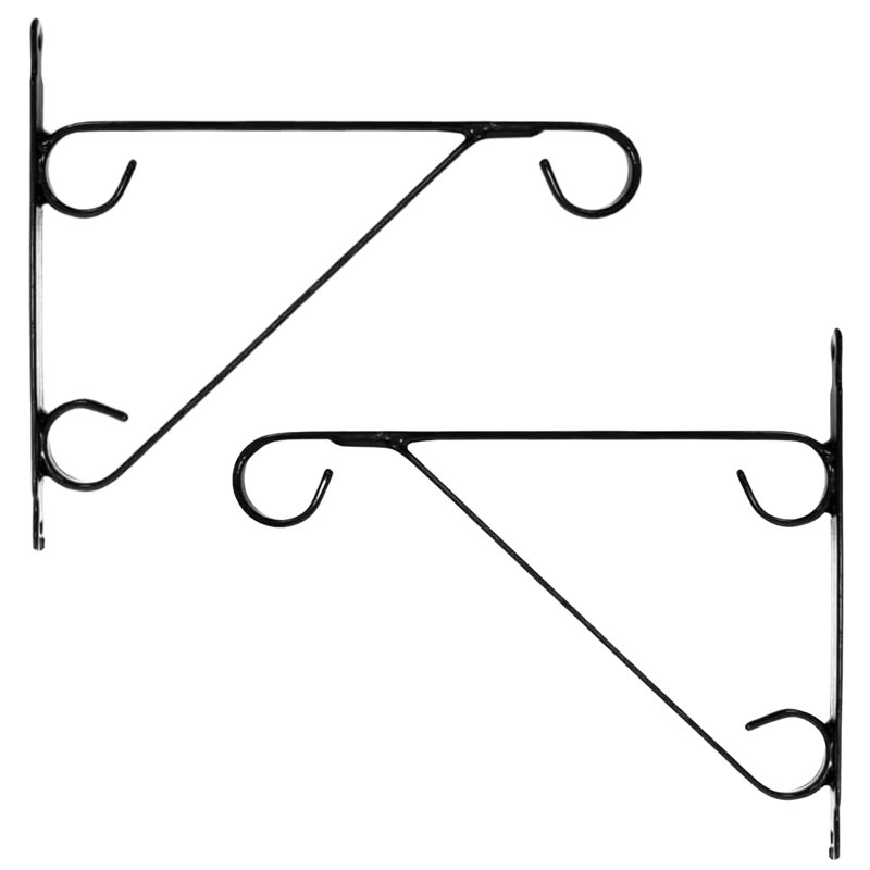 Set of 2 12/14'' Flower Basket Bracket