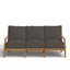 Haley Teak Patio Sofa with Cushions-93646320-70063489-38579408