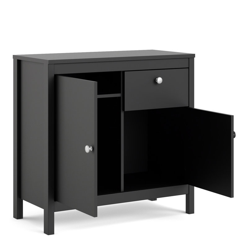 Cynsere 82.1 Cm Wide 1 Drawer Sideboard, Black