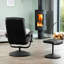 Oundle Swivel Based Based Recliner and Footstool - Cream-1357807777