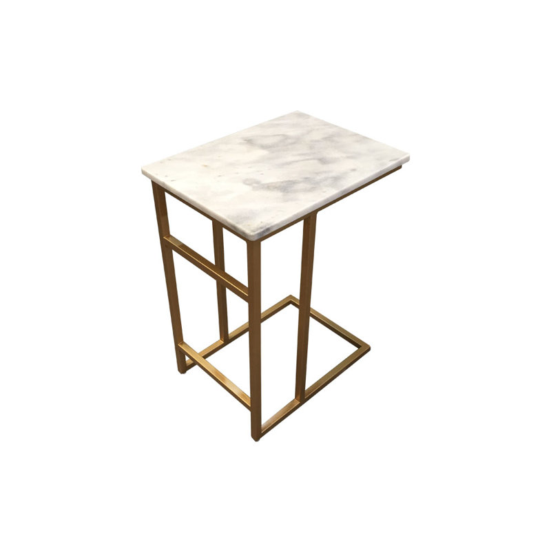 Altia Frame End Table, Grey