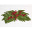 30" Faux Red Berries Cypress Swag