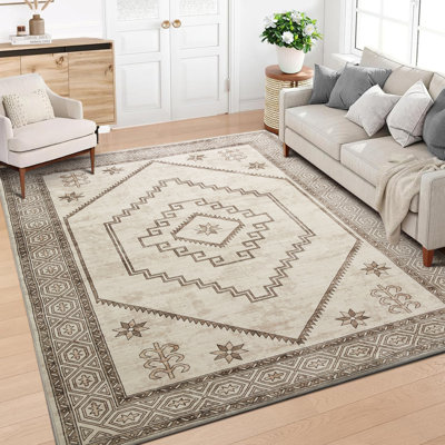  Antique Radiant Cashmere Shag Area Rug