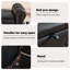 Élégant banc de rangement rembourré avec accoudoirs roulés et coutures élégantes-312307706