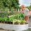 Ensemble de jardin surélevé 2 pièces 8X4x1pi, jardin surélevé galvanisé pour l'extérieur pour légumes, fleurs et herbes, robuste, résistant à la rouille, facile à assembler