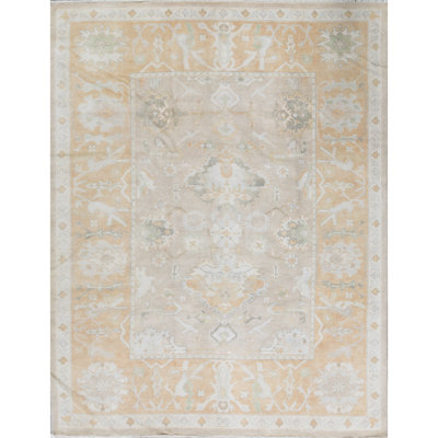 Smynra Oushak Wool Oriental Indoor Rug