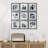 Shivangi 12x12 Square Matted Gallery Wall Frame Set-Set of 9-1750978159