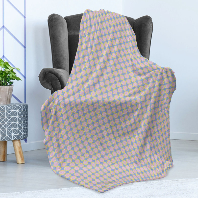 Hand Woven Throw Blanket, 50" W x 60" L