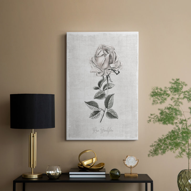 Botanique rétro II - galerie Cavas sur mesure, H 48 po x l 32 po