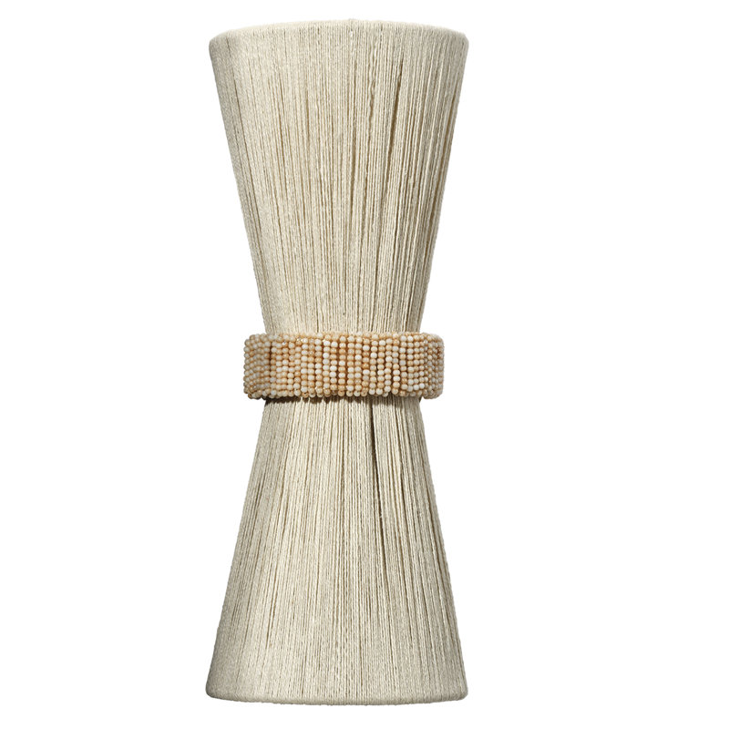 Corset 2-Light Wall Sconce, Off-White
