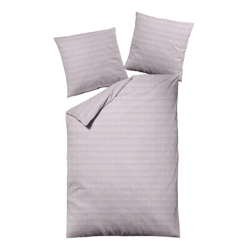 No Pattern Duvet Cover Set with Pillowcases, Red , 135 x 200cm